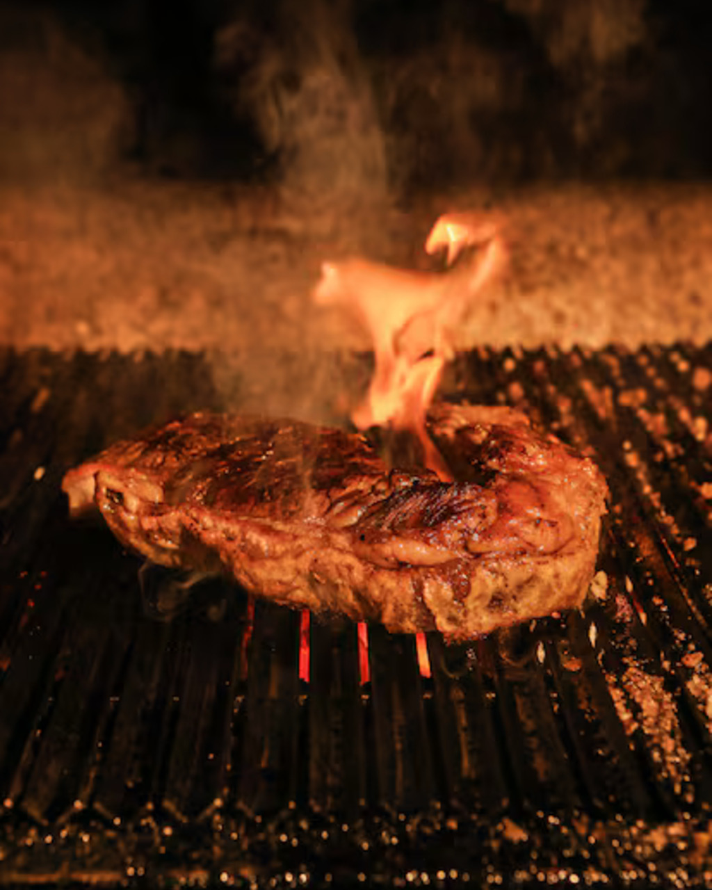 Chuletón madurado a la brasa en un steak restaurant de Torremolinos